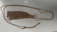 CS660/2024 GOLDEN CHAIN WITH TASSEL PENDANT